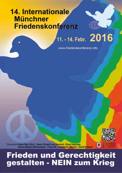 Internationale Friedenskonferenz 2016 in Mnchen