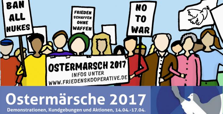 Ostermrsche 2017 Netzwerk Friedenskooperative